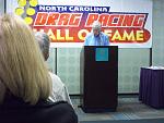 Curtis Smith 2012 NC Drag Racing Hall of Fame Induction