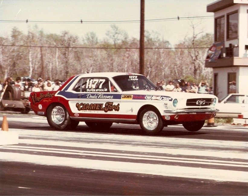 Super Stock Carmel Ford...3 pedal car...pretty trick for it's time..Nate"Nazy Crate" Cohen...longtime friend...kept after this car...IHRA-NHRA National event class winner