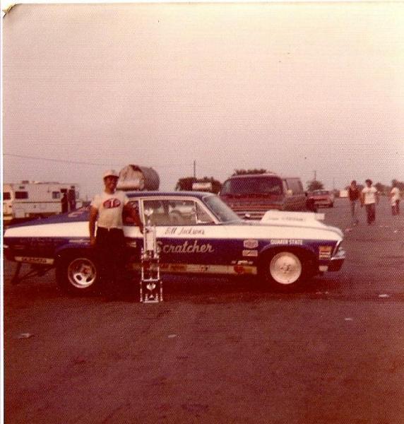 Bill's big win at the AHRA Grand Nationals in Tulsa Ok, he beat Alan Patterson in the finals. Modified Eliminator
