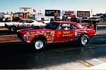 Dad racing at Rockingham