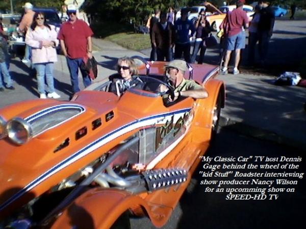 Dennis Gage from "My Classic Car" TV show.  This episode to air July 31, 2011