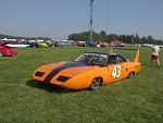 Plymouth Superbird 1970 with a 426 Stroker Hemi ( 496" ) and 5 - Speed Manual Transmission, at Power Meet in Sweden