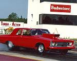 Big Red.  Apparently one of Tim Wilkerson's early drag cars.  62-65 B Bodies are all gorgeous in my book!