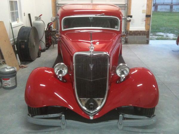 My Dad's all Henry Ford steel '34 Ford Tudor. Wish he still owned it and not me.