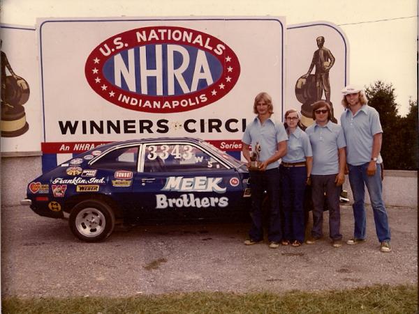 Meek Bros 1975
US Nationals class win. I was afraid to take this out of the frame. Hasn't been out in 35 years.
You can tell it was the 70's.
That's me with the stupid looking cap!