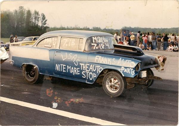 My first car, 55' Chevy Got it in H.S. I wish I still had it.