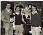 MIke Delahanty and Bender at Maple Grove "Money Trail" Points Awards 1975