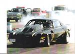 1978 Z28 Running a 434 SBC witha single stage Pro Race Fogger on stock suspension in Outlaw Drag Radial