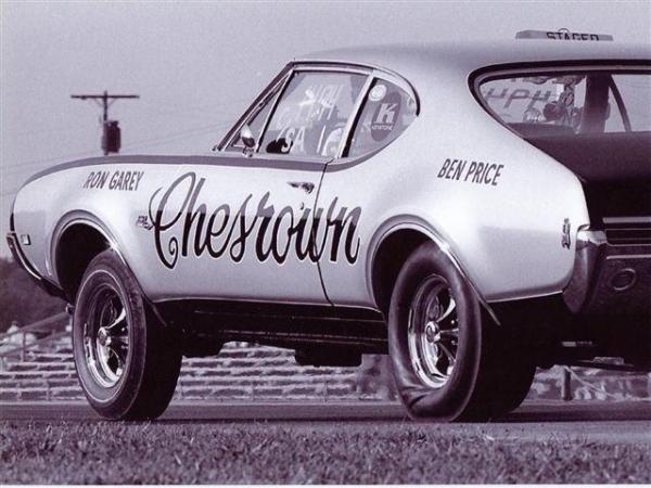 Ron Garey Ben Price 68 Hurst car
