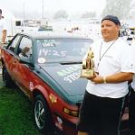 2004, 50th NHRA US Nationals, AF/S Class Winner.  Billy Nees owned '85 Sunbird turbo 110 cid 150 hp AF/S.